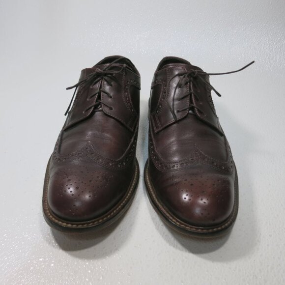 Bugatchi Long Wingtip Leather Dress Brogue Oxfords Men's Footwear Shoes 12 - Picture 4 of 7